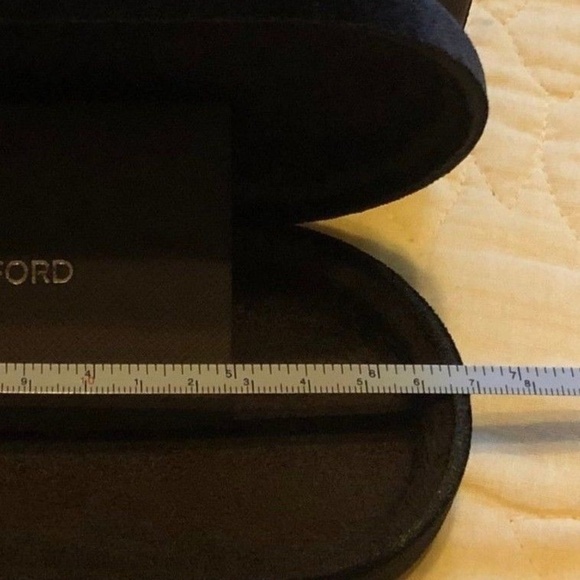 Tom Ford Sunglasses Case Set, Brown Velvet Clamshell Hard Case, Boxed,Cloth,Card main image 4